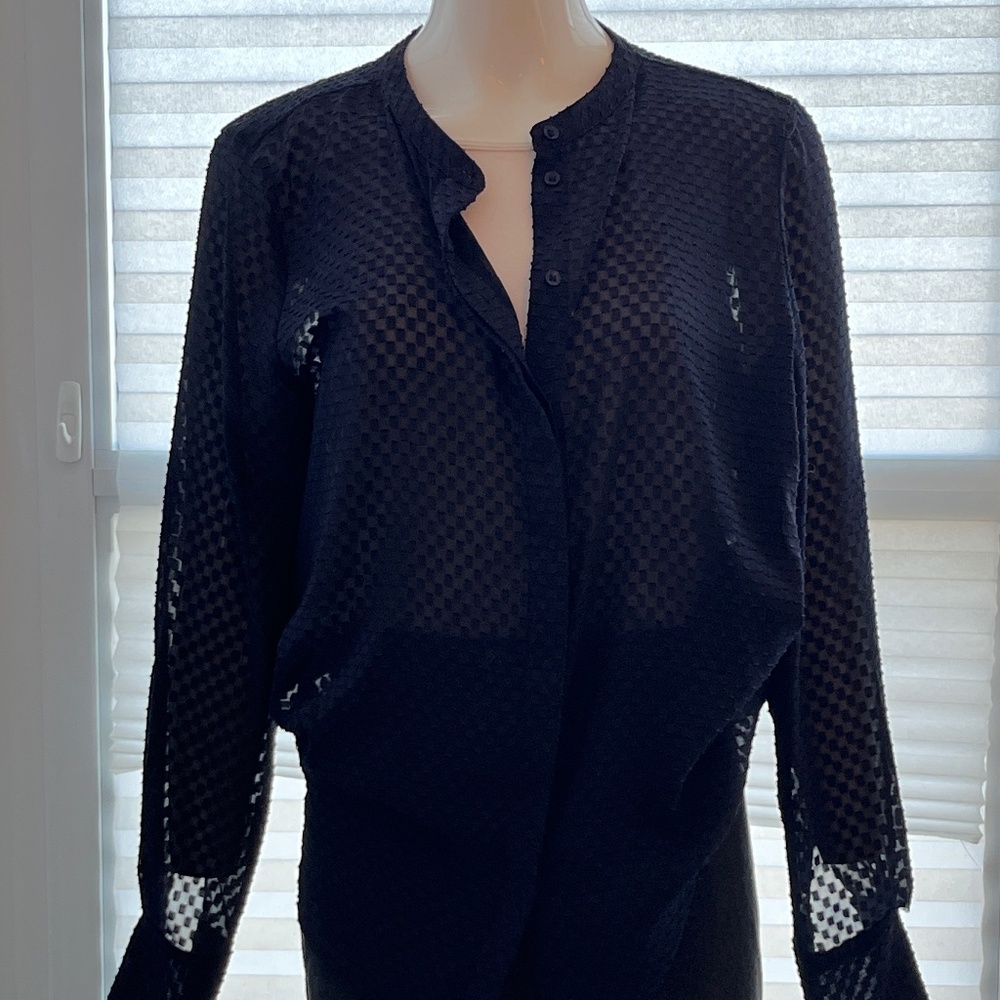 Navy blouse